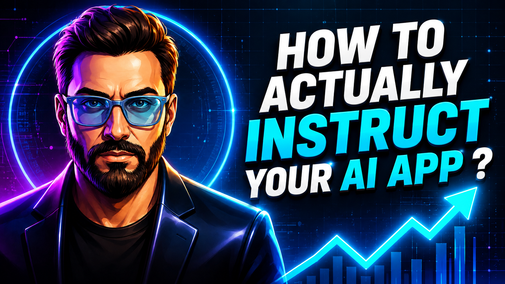 Illustrated guide cover asking how to properly instruct an AI application